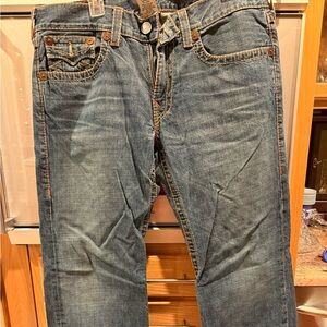 True Religion Men's Dark Blue Jeans